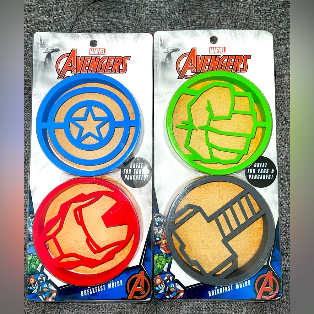 Disney's Marvell Avengers Silicone Breakfast‎ Molds (4)
